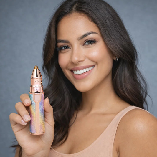 Depilador 2 en 1: Piel suave y cejas perfectas sin demora