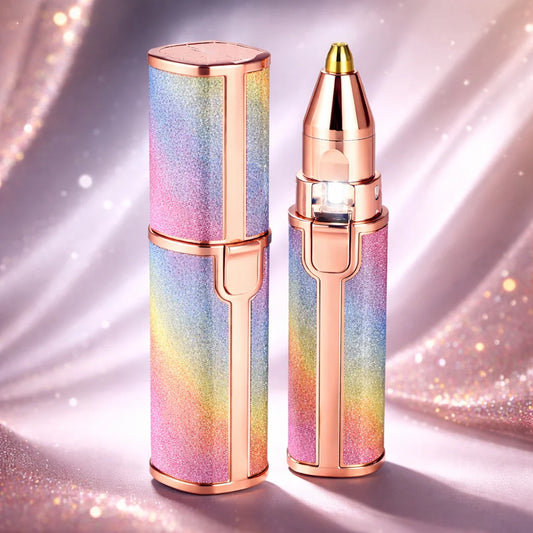 Depilador 2 en 1: Piel suave y cejas perfectas sin demora